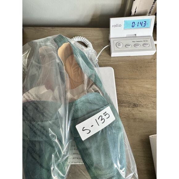 J.Crew Womens Marie Suede Tab Loafer Flats 9.5 Green Teal Leather Preppy Classic - Picture 13 of 13